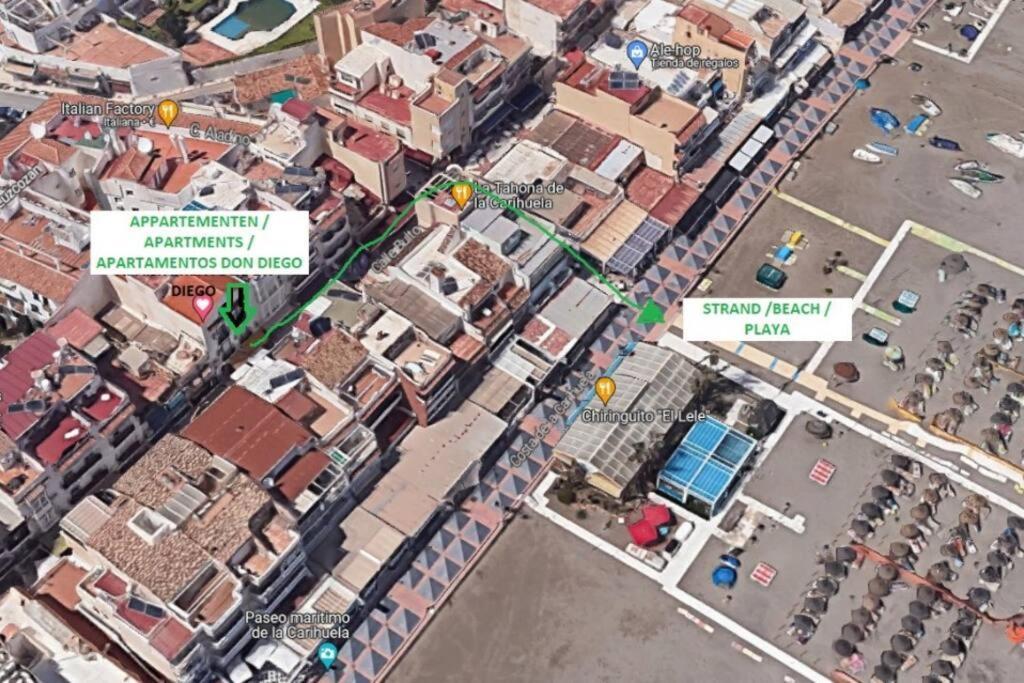 Precioso Estudio Junto Al Mar, Apartamentos Don Diego En La Carihuela Торремолинос Экстерьер фото